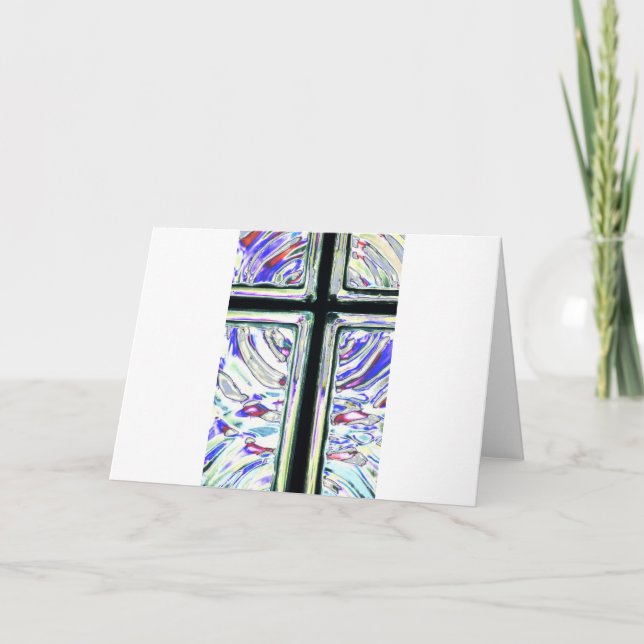 Window Art Cross 2 Karte (Vorderseite)