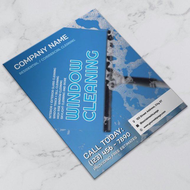 Window cleaning company flyer (Von Creator hochgeladen)