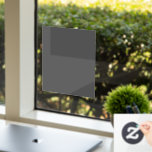 Window Cling Fensteraufkleber<br><div class="desc">This design is minimalist style which can be easily updated with your photo and text. If you need any help please contact me using the massage button below and I will be happy to help.</div>