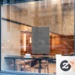 Window Cling Fensteraufkleber<br><div class="desc">This design is minimalist style which can be easily updated with your photo and text. If you need any help please contact me using the massage button below and I will be happy to help.</div>