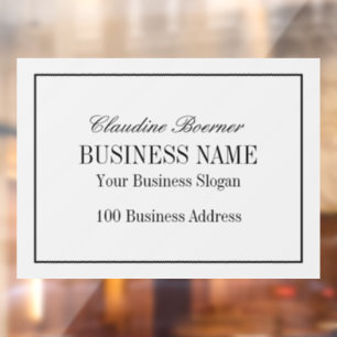 Window Decal Clings Business Zuhause Fensteraufkleber