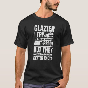 Window Fitter Glazier Angebot T-Shirt