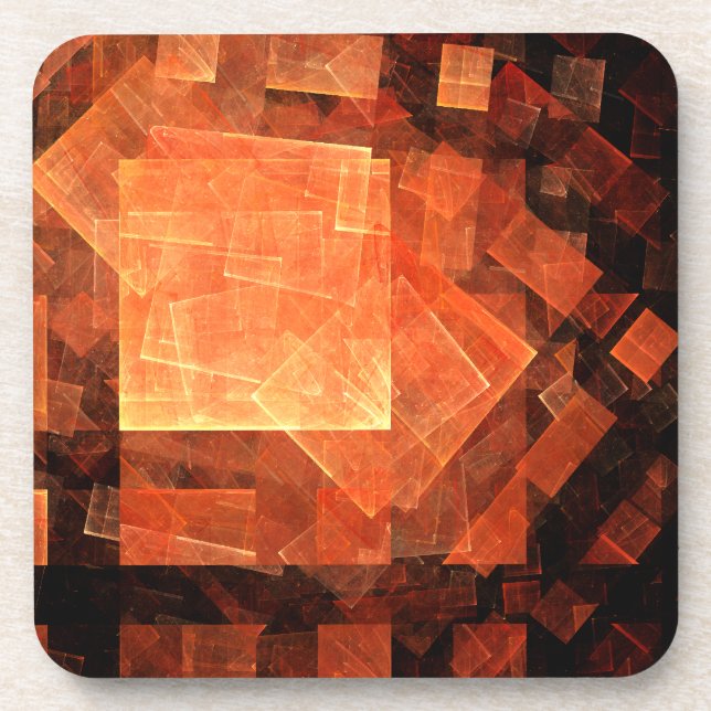 Window Light Abstrakt Art Cork Untersetzer (Vorderseite)