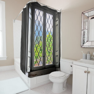 "WINDOW" SHOWER CURTAN DUSCHVORHANG