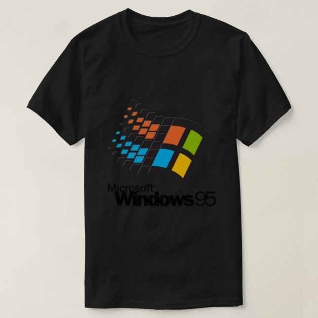 Windows 95 - Essenzieller T - Shirt für kleine Log (Design vorne)