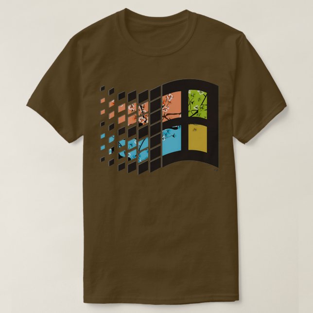 Windows 95 Vaporwave T-Shirt (Design vorne)
