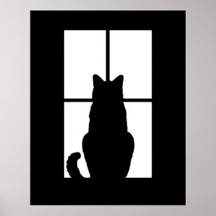 Windows Cat Klicken Sie auf Anpassen Wählen Sie ei Poster