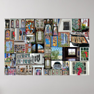 Windows Collage Poster 36 x 24