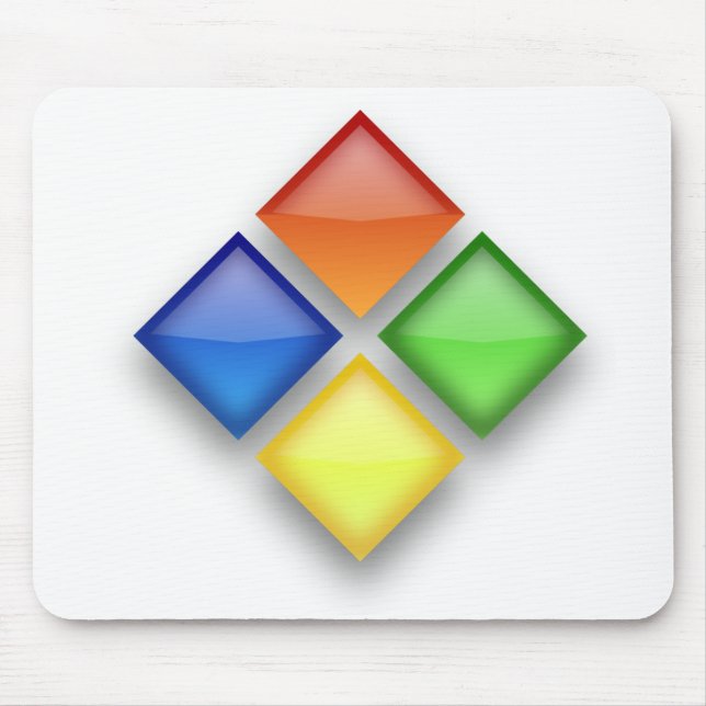 Windows-Diamant Mousepad (Vorne)