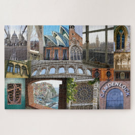 Windows in die Welt - 20x30 - 1014 Stück Puzzle