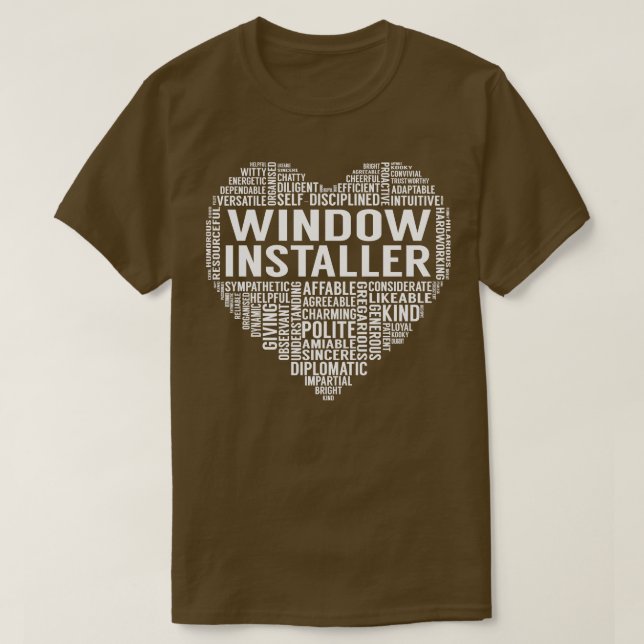 Windows Installer-Herz T-Shirt (Design vorne)