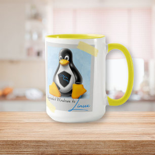 Windows Kali Linux Tux aktualisiert Tasse