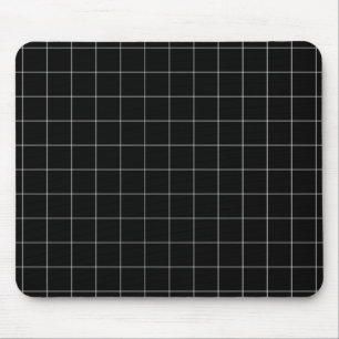 Windows-Karo-Raster (weiß/schwarz) Mousepad