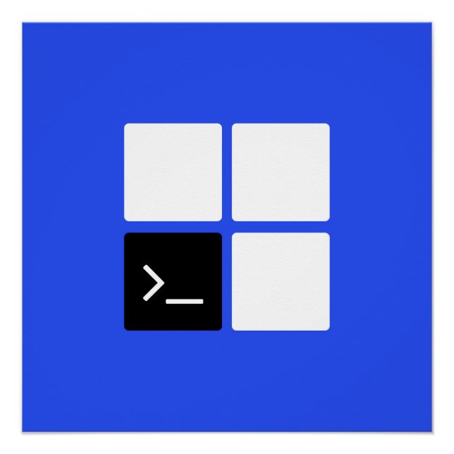 Windows-Terminal Poster (Vorderseite)