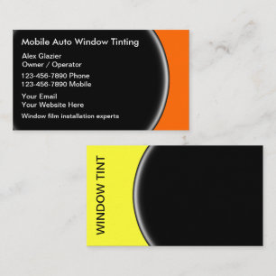 Windows Tinting Business Cards Visitenkarte