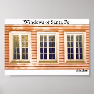 Windows von Santa Fe Poster