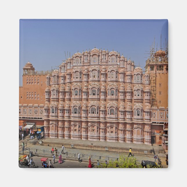Windpalast (Hawa Mahal), Jaipur, Indien, Magnet (Vorne)
