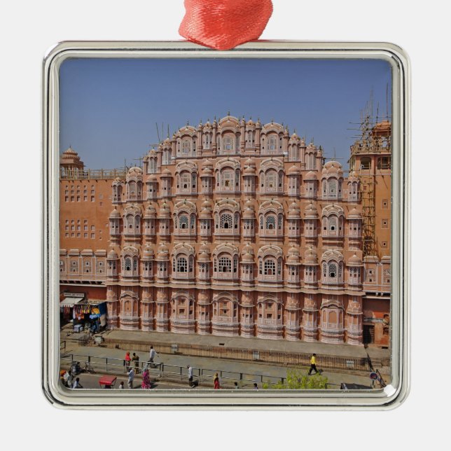 Windpalast (Hawa Mahal), Jaipur, Indien, Ornament Aus Metall (Vorne)