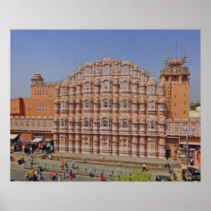 Windpalast (Hawa Mahal), Jaipur, Indien, Poster