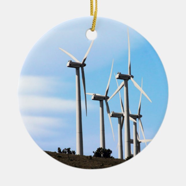 Windpark Mojave Tehachapi Power Keramik Ornament (Vorne)