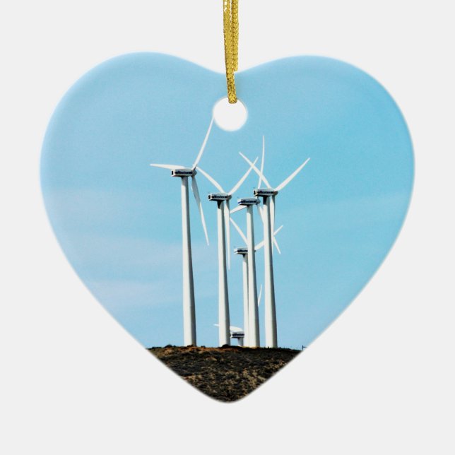 Windpark Mojave Tehachapi Power Keramik Ornament (Vorne)