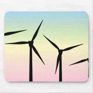 Windpark-Morgen Mousepad