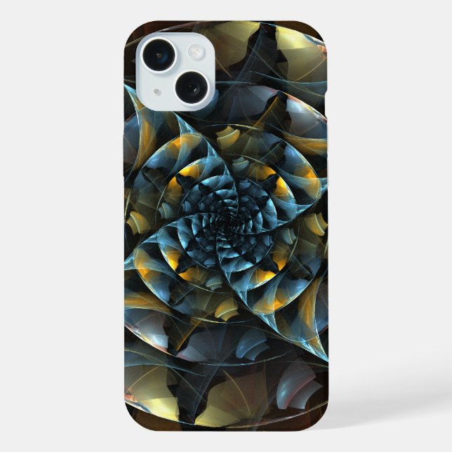 Windrad-Abstrakte Kunst iPhone Hülle (Rückseite)