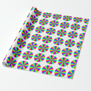 WINDRAD REGENBOGEN GESCHENKPAPIER
