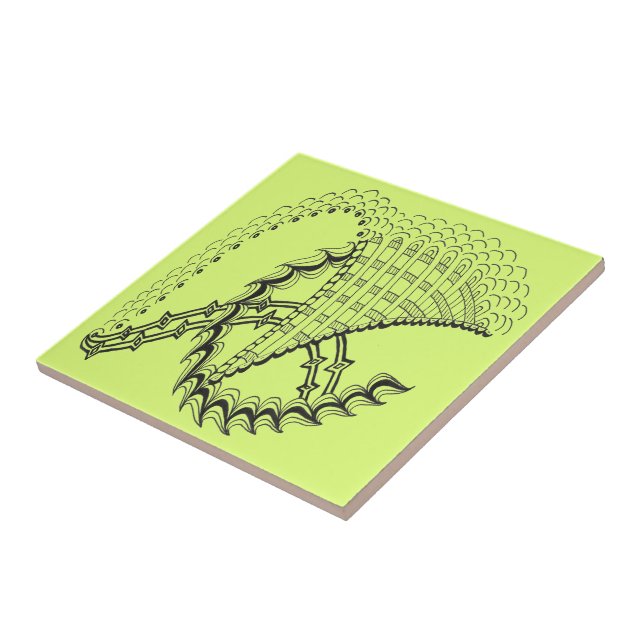 Windrad Wählen Sie Ihre eigene Hintergrundfarbe! Fliese (Seite)