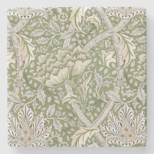 Windrush-Muster (von William Morris) Steinuntersetzer