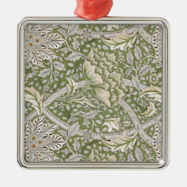 Windrush Pattern (von William Morris) Ornament Aus Metall