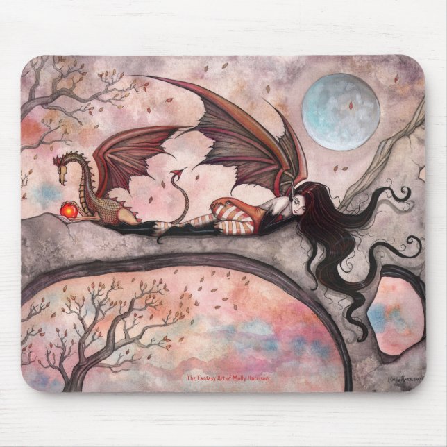 Winds of Autumn Gothic Fantasy-Mausepad Mousepad (Vorne)