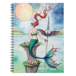 Winds of Ireland Meerjungfrau Fantasy Art Notizblock