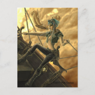 Windsailor Juili Postcard Postkarte