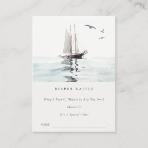 Windschutzjacht Windelwinddusche Begleitkarte