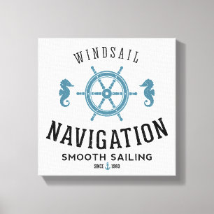 Windsegel-Navigationspaket Leinwanddruck