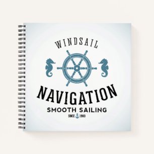 Windsegel-Navigationspaket Notizbuch