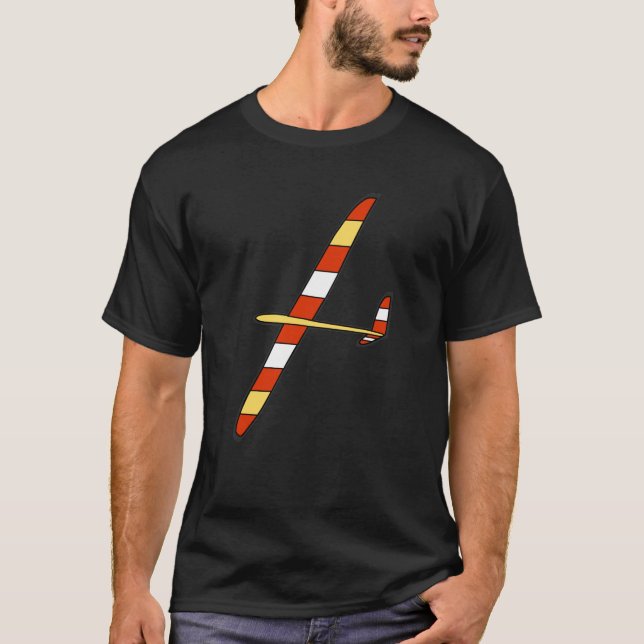 WIndsock-Shirt mit Flugzeugentwurf auf Front T-Shirt (Vorderseite)