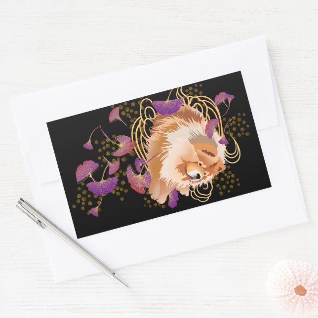 WINDSONG - eckige Aufkleber (Umschlag)