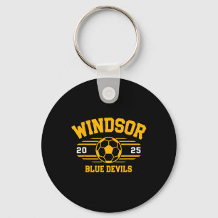 Windsor Blue Devils Fußballrechnung 2025 Schlüsselanhänger