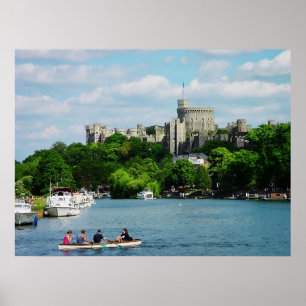 Windsor Castle aus dem Poster von Thames