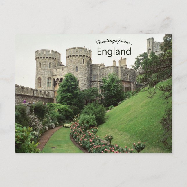 Windsor Castle Berkshire England Postcard Postkarte (Vorderseite)