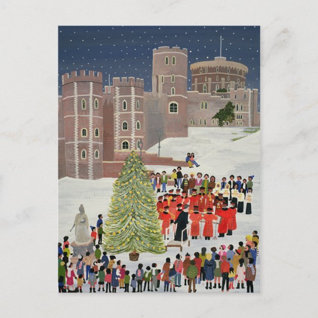 Windsor Castle Carol Konzert 1989 Postkarte (Vorderseite)