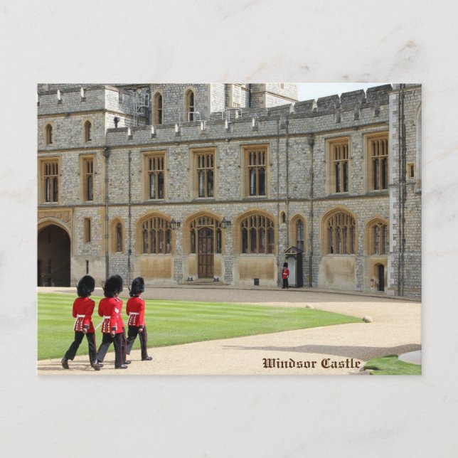 Windsor Castle England Postkarte (Vorderseite)