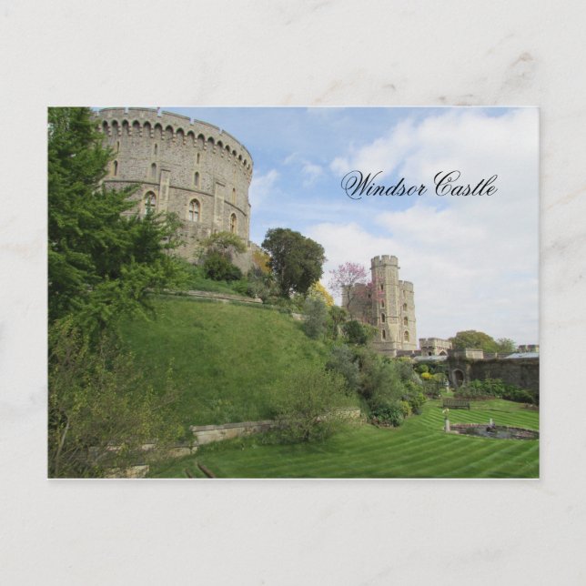 Windsor Castle England Urlaub Postkarte (Vorderseite)