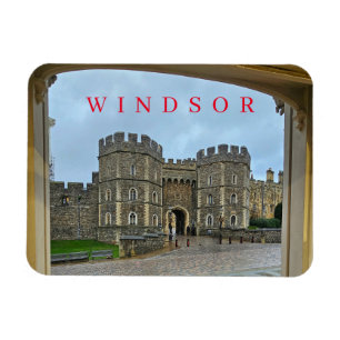 Windsor Castle gerahmte Aussicht Kühlschrankmagnet Magnet
