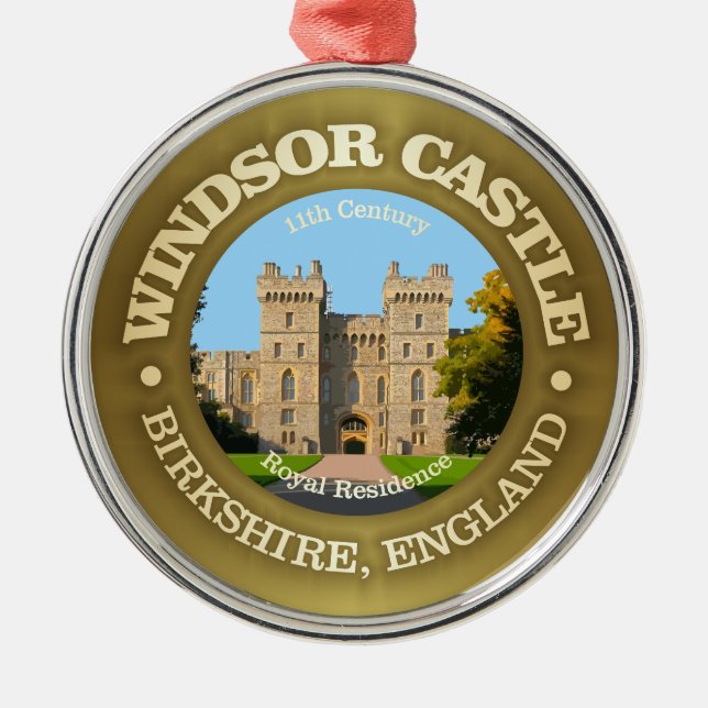 Windsor Castle Ornament Aus Metall (Vorne)