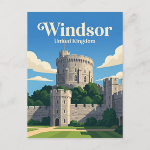 Windsor Castle Vereinigtes Königreich Postkarte