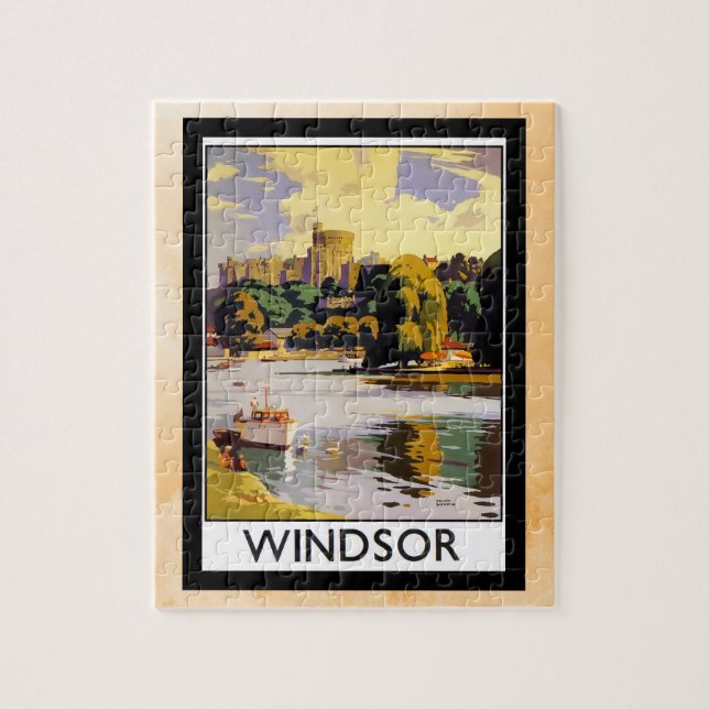 Windsor Castle Vintage Puzzle (Vertikal)