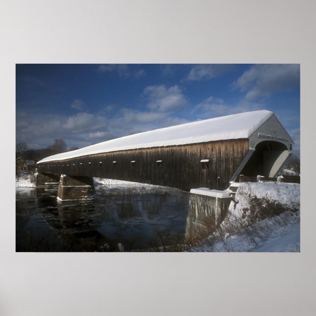 Windsor Cornish Covered Bridge Poster (Vorne)